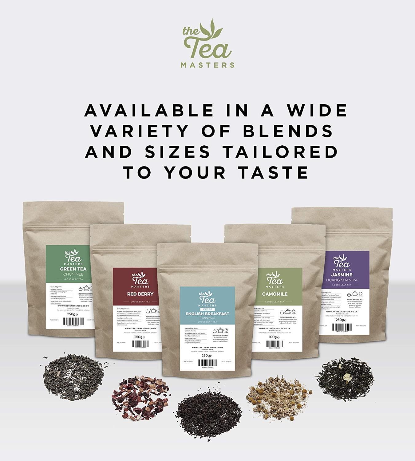 Tea Masters Loose Leaf Tea - Decaf English Breakfast - Fannings (1x250g) photo 18