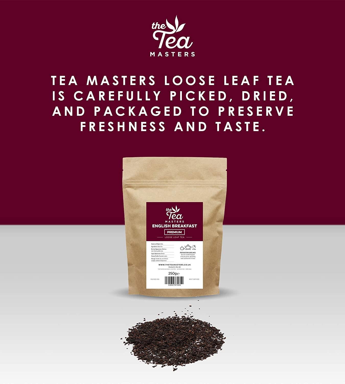 Tea Masters Loose Leaf Tea - Breakfast Tea - Premium (1x250g) photo 19