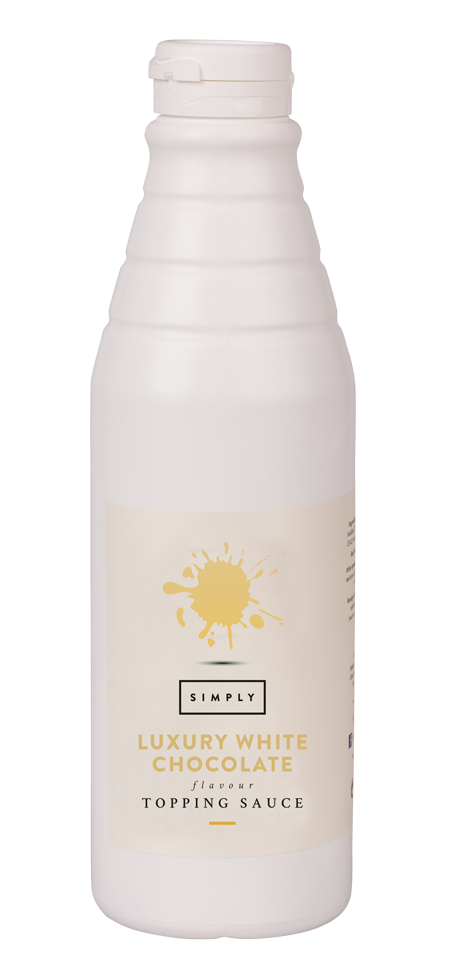 Simply Topping Sauce - Luxury White Chocolate 1kg