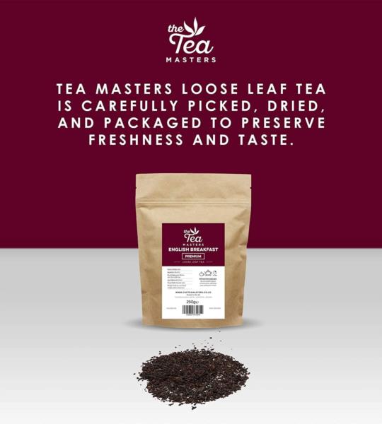 The Tea Masters Loose Leaf Tea - Breakfast Tea - Premium (1x250g) photo 19