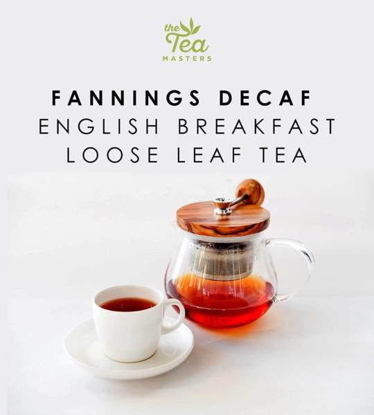 The Tea Masters Loose Leaf Tea - Decaf English Breakfast - Fannings (1x250g) photo 13