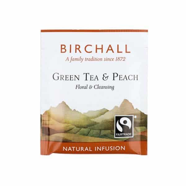 Birchall - Green Tea & Peach Enveloped Tea Bags photo 2