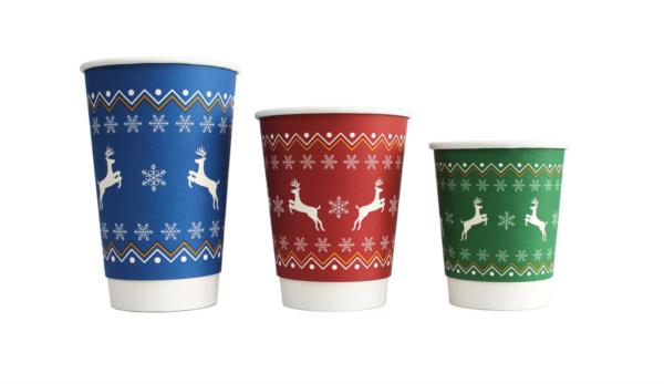 Double Wall Christmas Cup - 12oz (1x25) photo 2