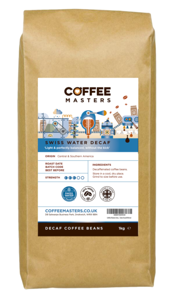 Coffee Masters - Swiss Water Decaf Coffee Beans (1x1kg) photo 1