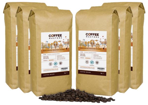Coffee Masters - Exclusive Master Blend Coffee Beans (6x1kg) photo 1