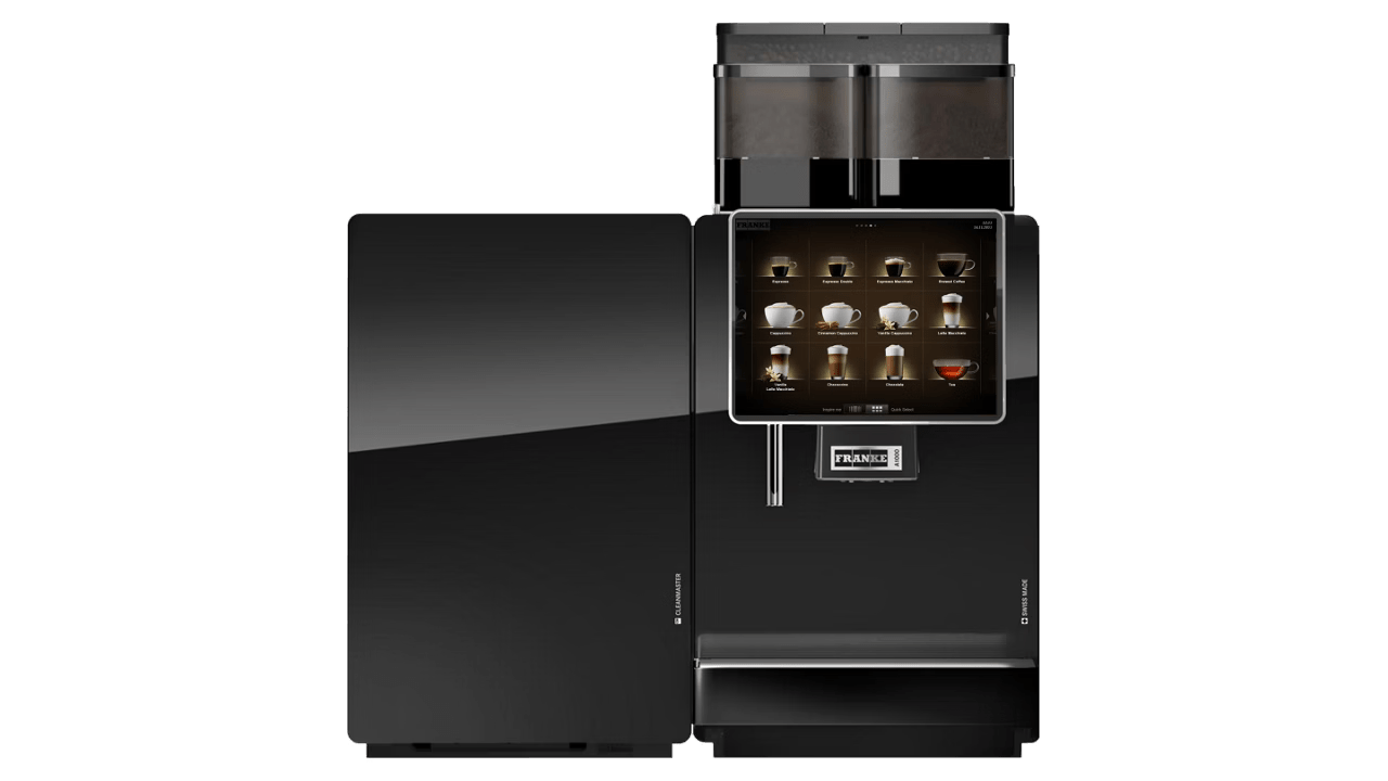 Franke A1000 Coffee Machine with Clean Master, 12L Fridge, 2nd Grinder, Powder photo 1