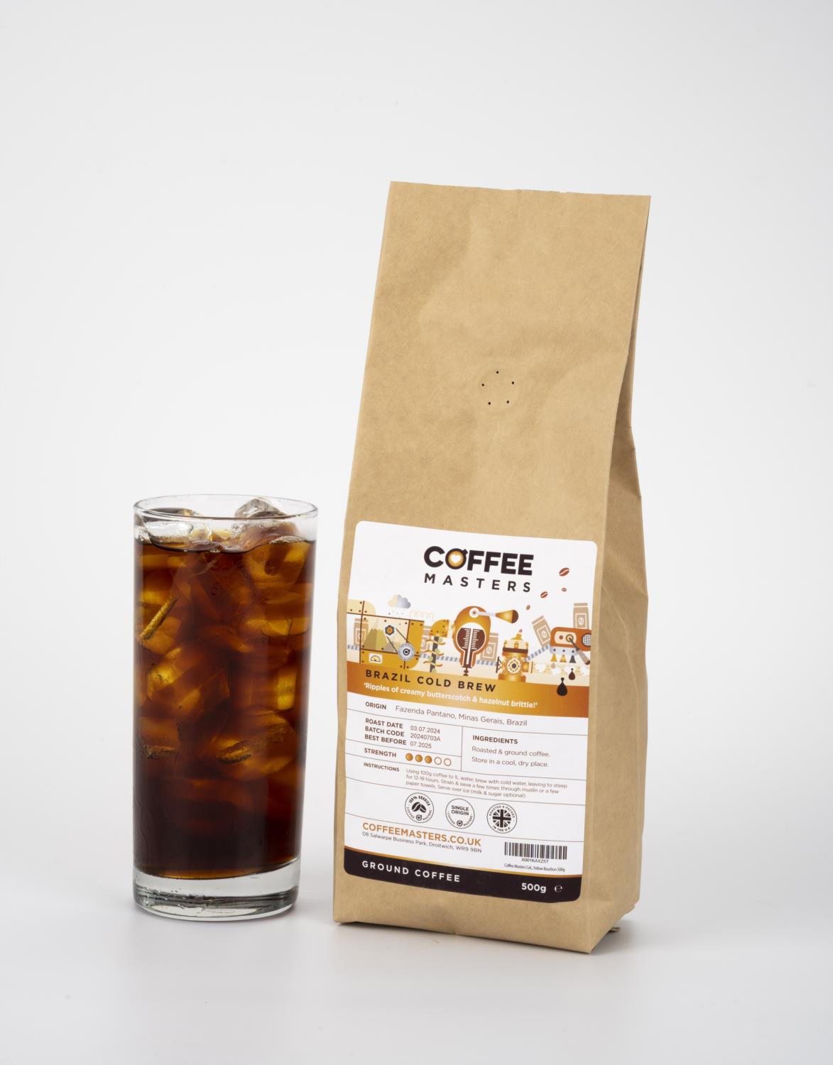 Coffee Masters - Brazil Yellow Bourbon Cold Brew Ground Coffee photo 3