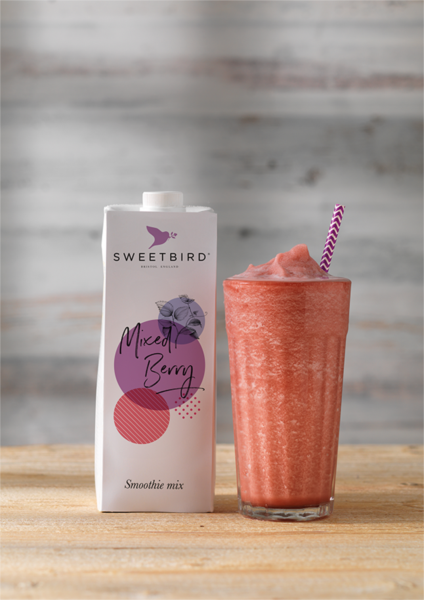 Sweetbird Smoothie - Mixed Berry - CASE (8x1L) photo 2