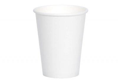 Disposable Single Wall White Paper Cup 8oz