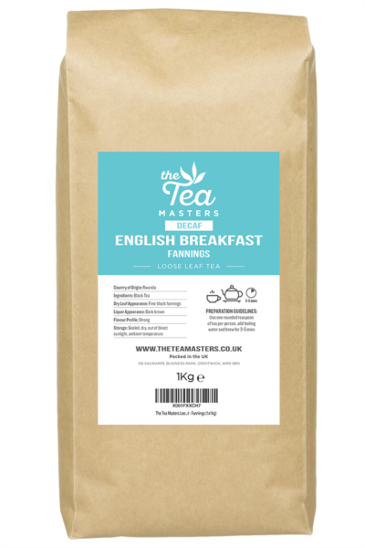The Tea Masters Loose Leaf Tea - Decaf English Breakfast - Fannings (1x1kg) photo 1