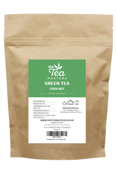 The Tea Masters Prism Teabags - Green Tea - Chun Mee (1x50) photo 1