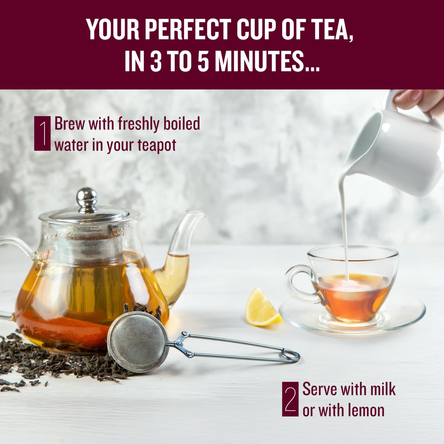 Tea Masters Loose Leaf Tea - Breakfast Tea - Premium (1x250g) photo 4