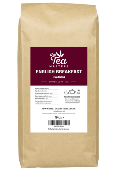 The Tea Masters Loose Leaf Tea - Breakfast Tea - Rwanda (1x1kg)