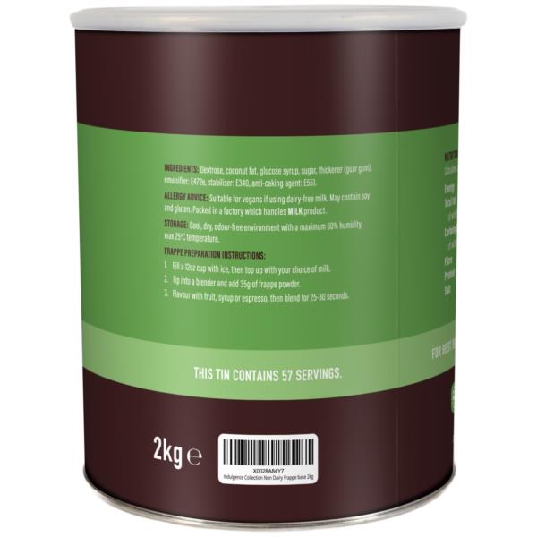 Indulgence Collection - Non Dairy Luxury Frappe Base (1x2kg) photo 2