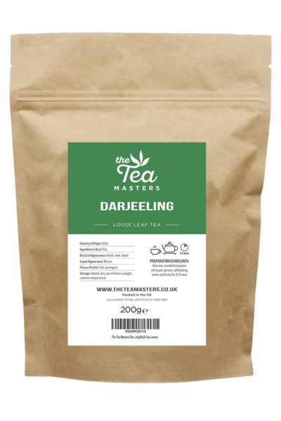 The Tea Masters Loose Leaf Tea - Darjeeling (1x200g)