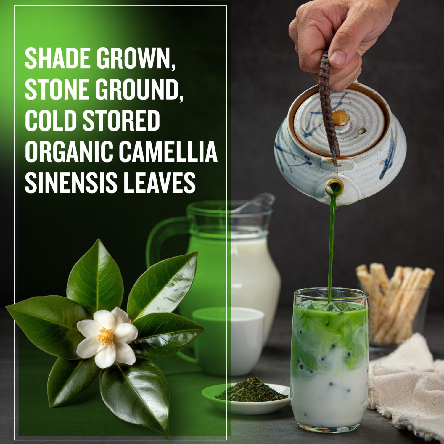 Tea Masters Organic Japanese Ceremonial Grade Matcha Tea Powder photo 4