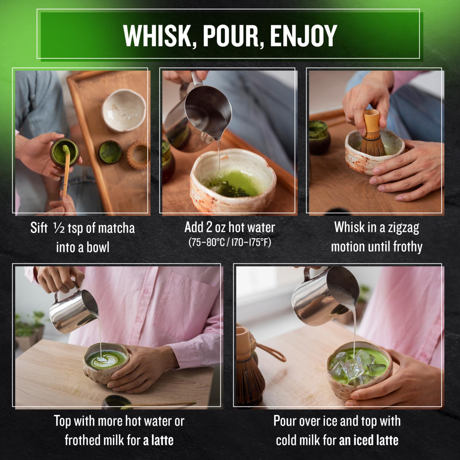 Tea Masters Organic Japanese Ceremonial Grade Matcha Tea Powder photo 5