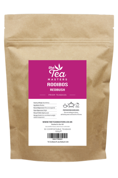 The Tea Masters Prism Teabags - Rooibos (Redbush) (1x50)