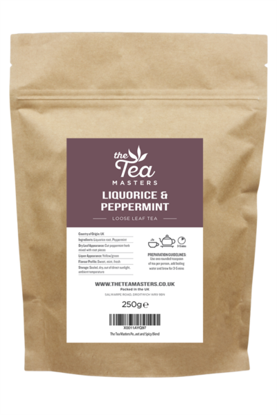 The Tea Masters Loose Leaf Tea - Liquorice & Peppermint (1x250g)