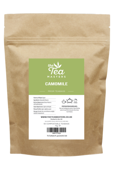 The Tea Masters Prism Teabags - Camomile (1x50)