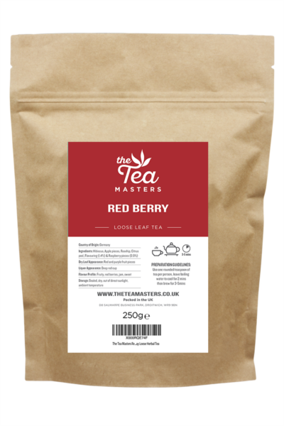 The Tea Masters Loose Leaf Tea - Red Berry (1x250g)