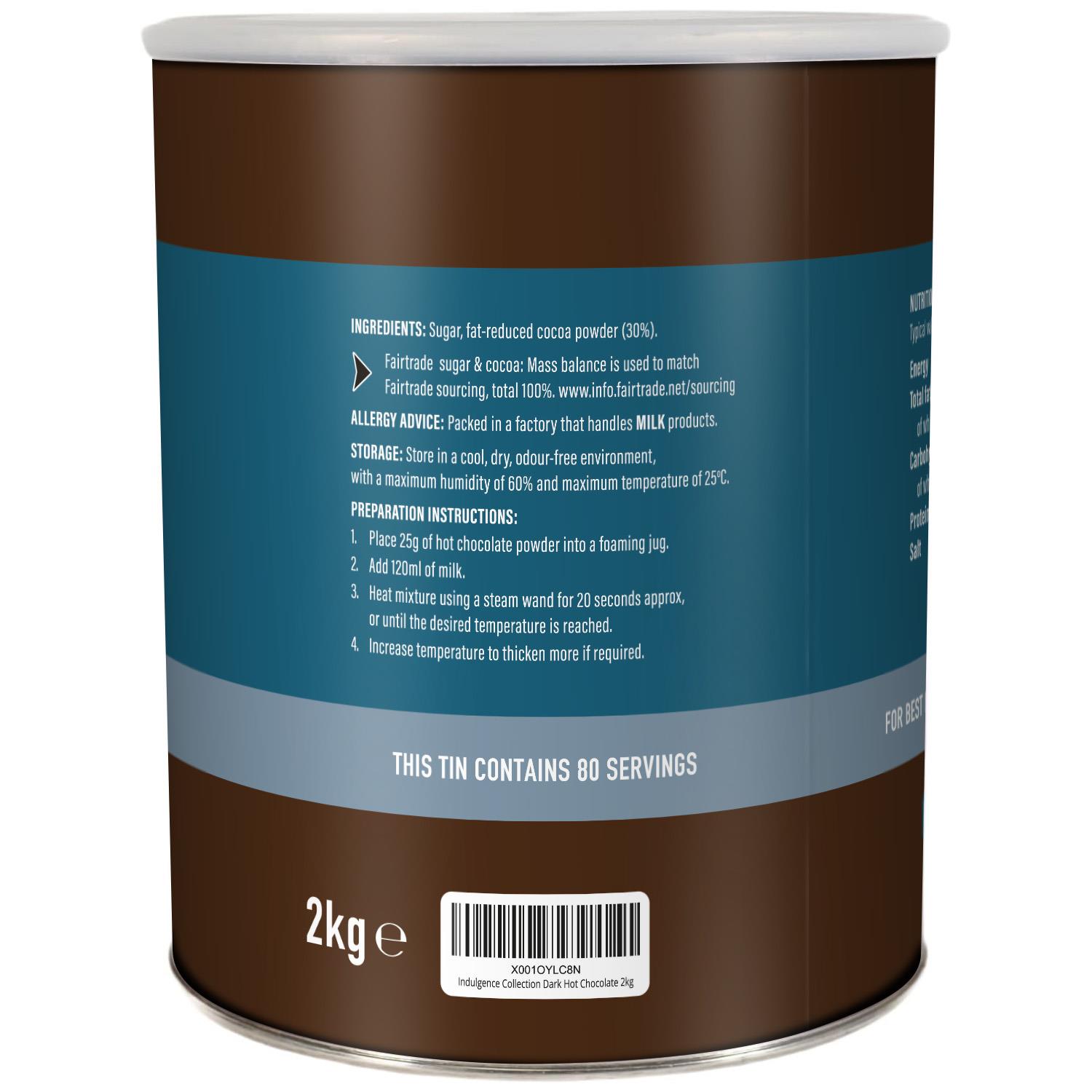 Indulgence Collection - Dark Hot Chocolate (1x2kg) photo 2