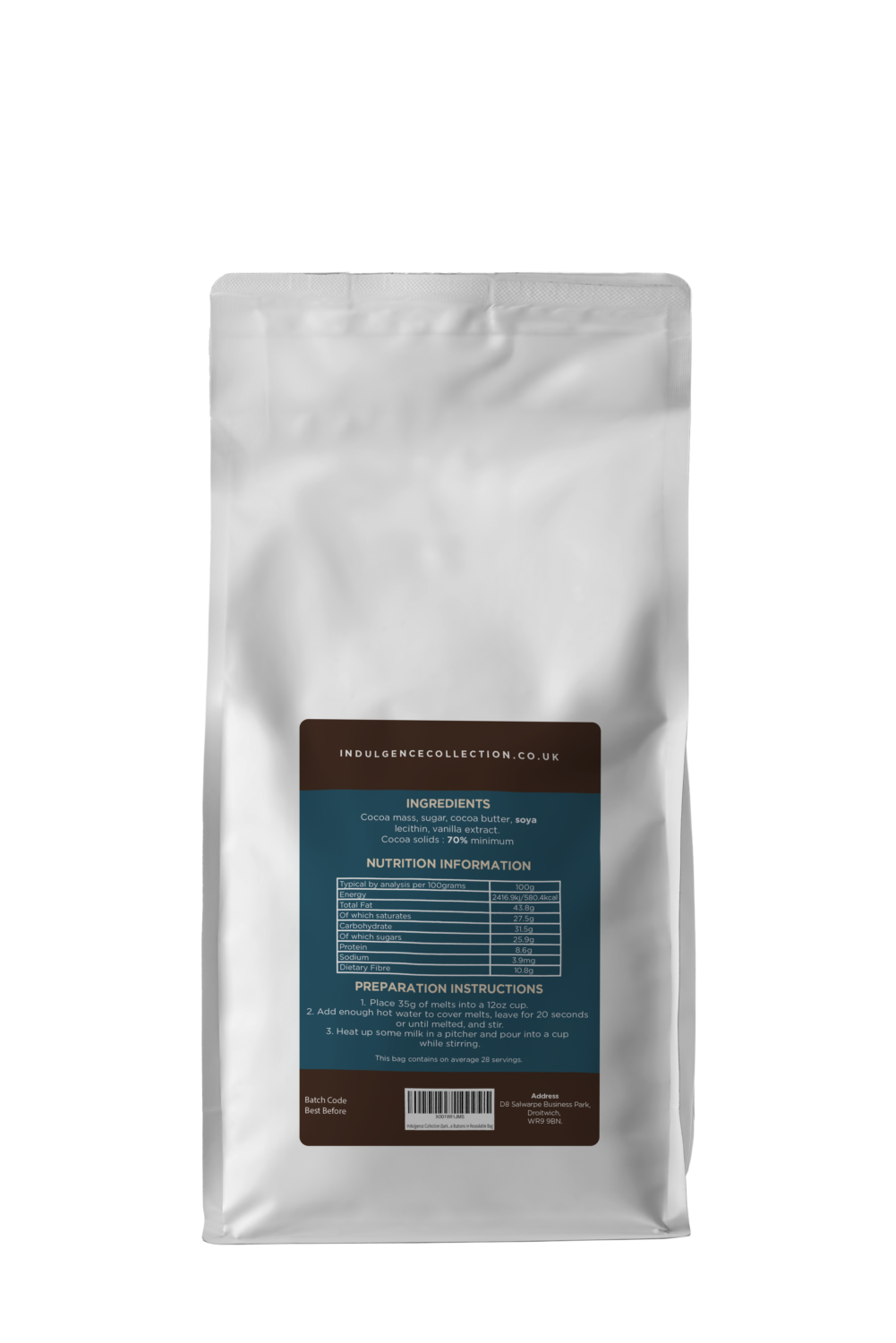 Indulgence Collection - Chocolate Melts (70%) - Dark photo 2