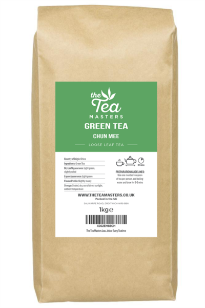 Tea Masters Loose Leaf Tea - Green Tea - Chun Mee (1x1kg)