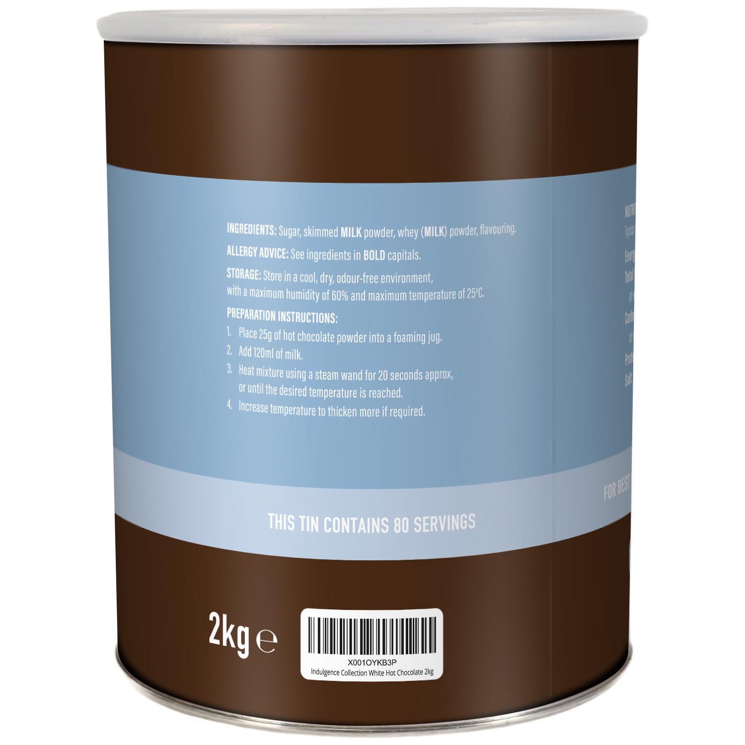 Indulgence Collection - White Hot Chocolate (1x2kg) photo 2