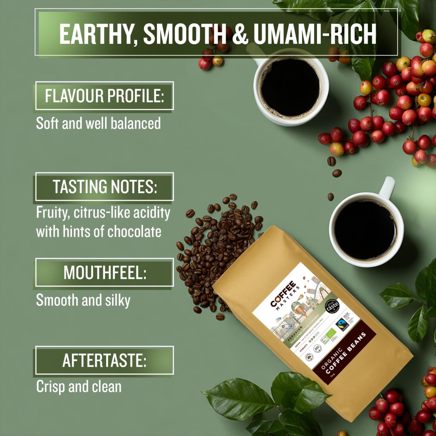 Coffee Masters - Peruvian Organic Fairtrade Beans photo 4