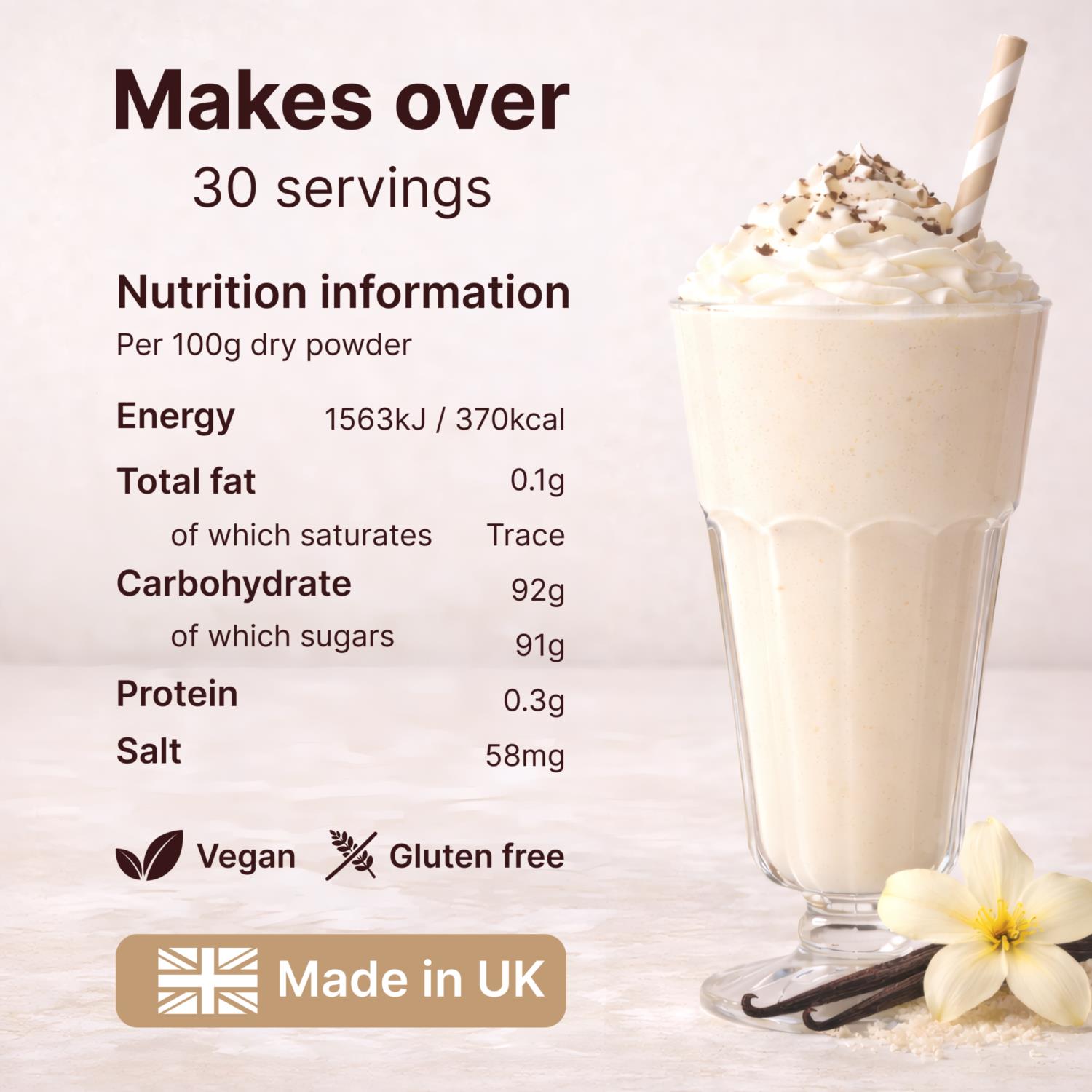 Indulgence Collection Premium Shake Mix - Vanilla photo 6