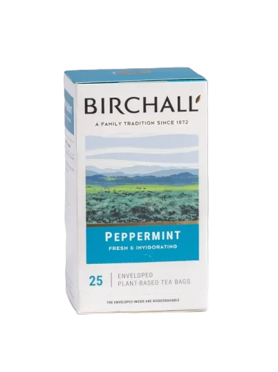 Birchall - Peppermint Enveloped Tea Bags