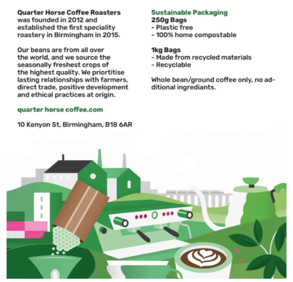 Quarter Horse – Nicaragua Sugar Cane Decaf Beans photo 2