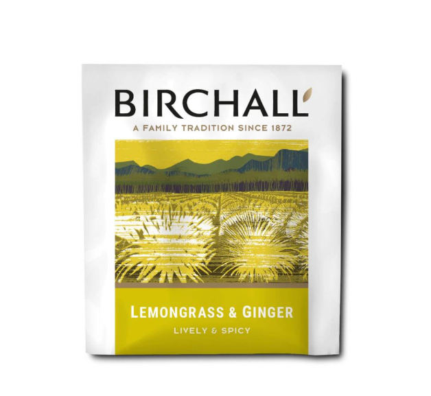 Birchall - Lemongrass & Ginger Enveloped Tea Bags photo 2