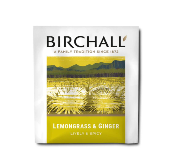 Birchall - Lemongrass & Ginger Enveloped Tea Bags photo 2