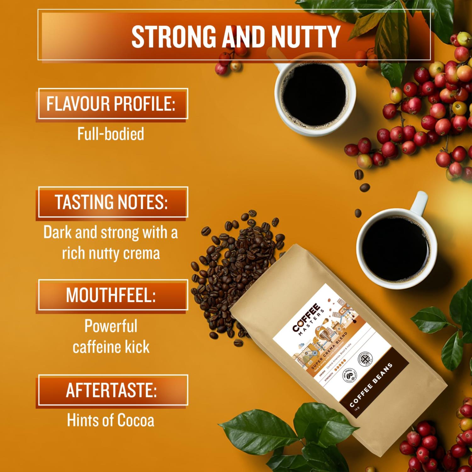 Coffee Masters - Super Crema Blend Beans photo 3