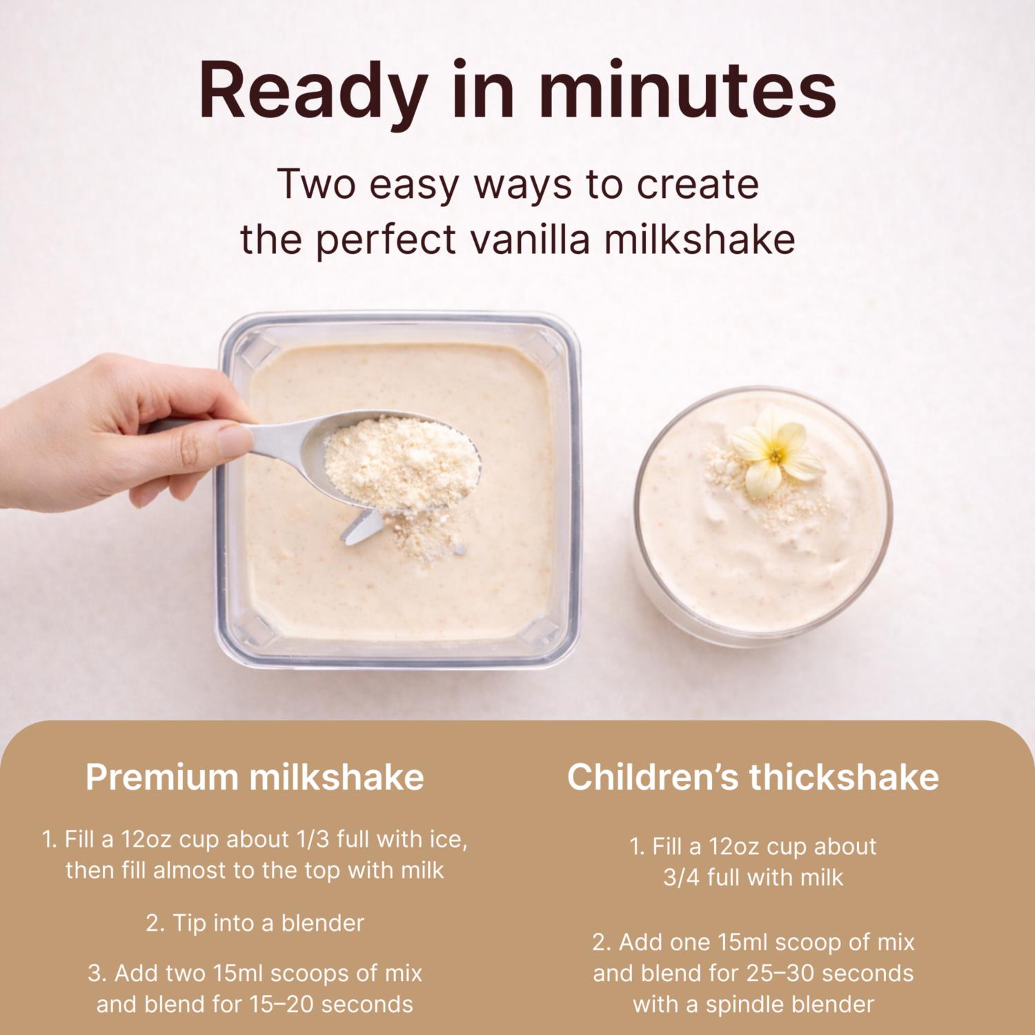 Indulgence Collection Premium Shake Mix - Vanilla photo 5