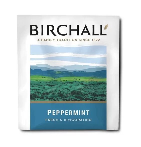 Birchall - Peppermint Enveloped Tea Bags