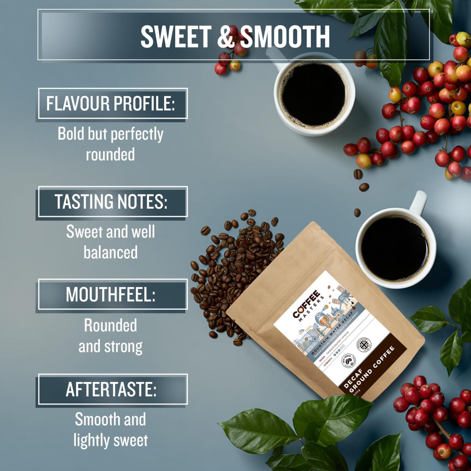 Coffee Masters - Mountain Water Decaf Ground Coffee photo 6