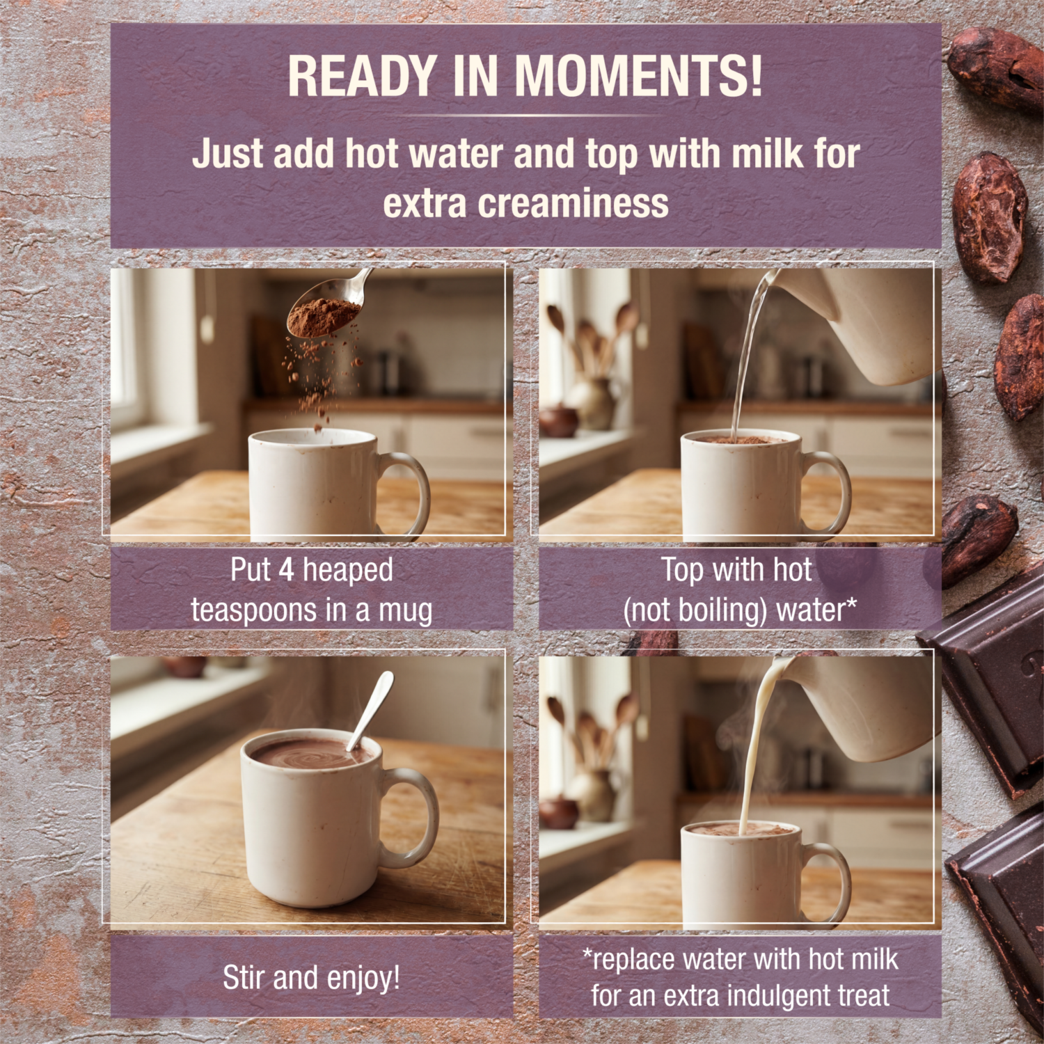 Indulgence Collection - Instant Hot Chocolate photo 2