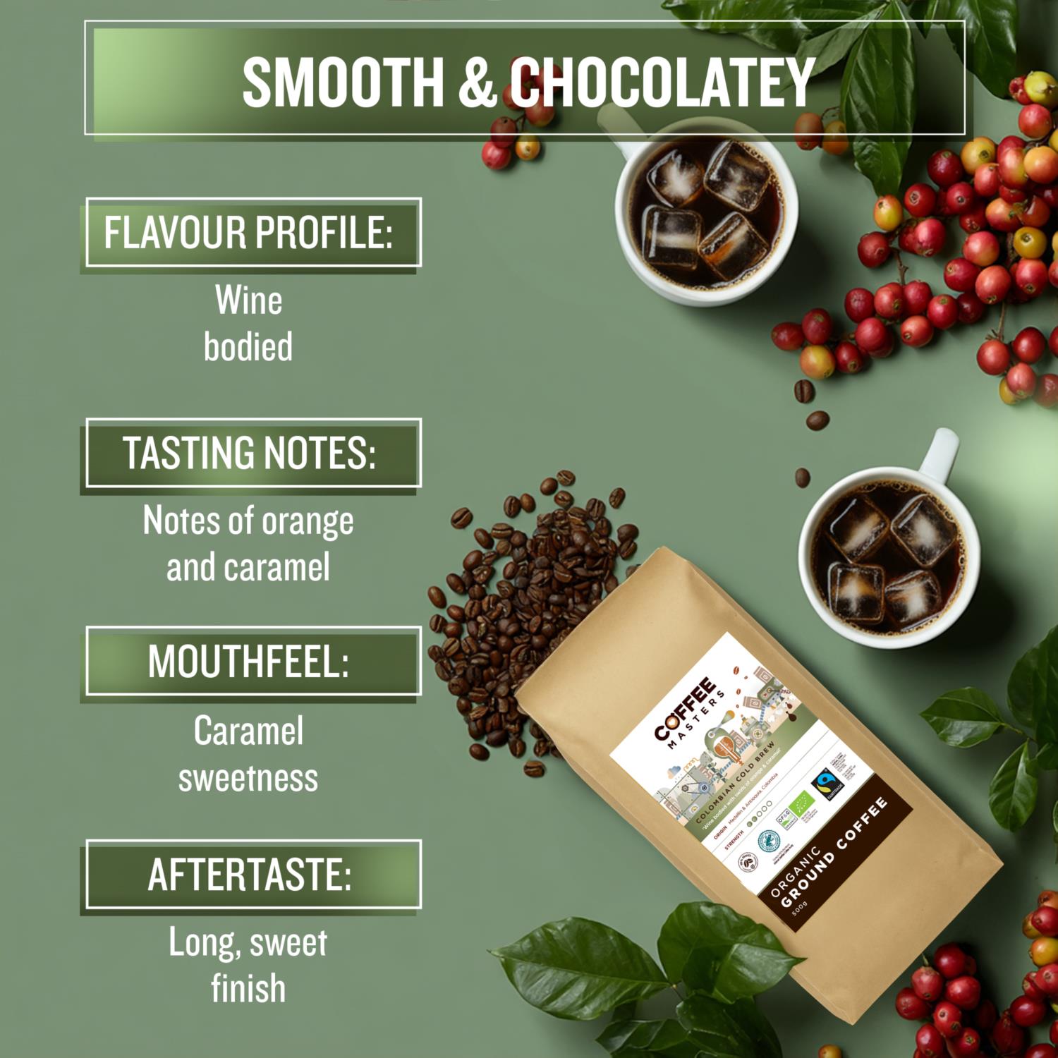 Coffee Masters - Colombian Cold Brew Ground Coffee photo 7