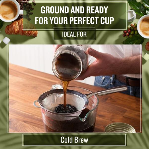 Coffee Masters - Peruvian Organic Cold Brew Ground Coffee photo 4