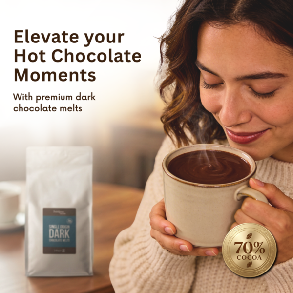 Indulgence Collection - Chocolate Melts (70%) - Dark photo 2