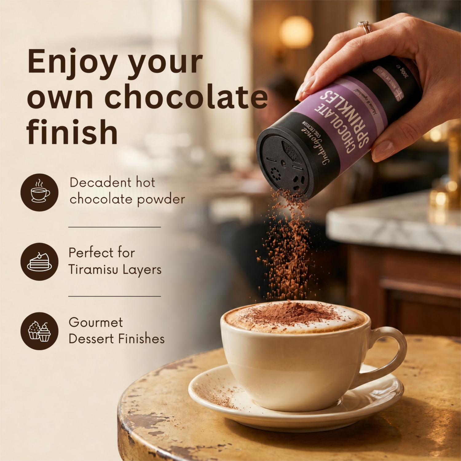 Indulgence Collection Chocolate Shaker photo 3