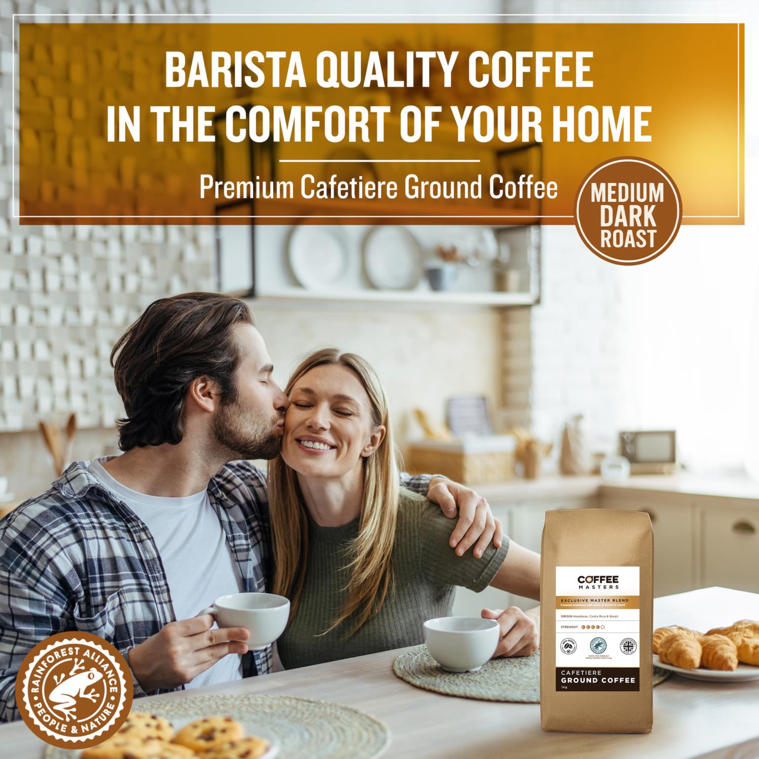 Coffee Masters - Exclusive Master Blend - Cafetiere Ground Coffee photo 5