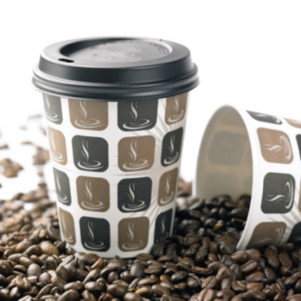 Disposable Single Wall Cups 8oz (Mocha) (1000) photo 2