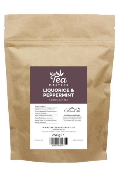 The Tea Masters Loose Leaf Tea - Liquorice & Peppermint (1x250g)