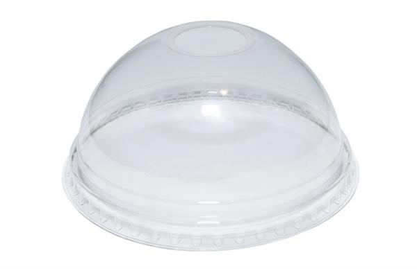 Disposable rPET Smoothie Lids - Dome - 16-24oz (80% recycled) (1x1000)