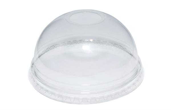 Disposable rPET Smoothie Lids - Dome - 12oz (80% recycled)