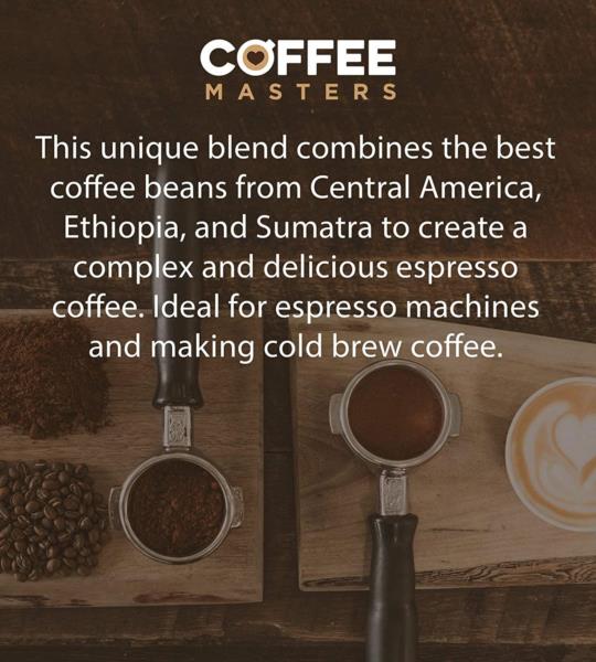 Coffee Masters - Triple Certified Organic Blend Coffee Beans (2x1kg) photo 10